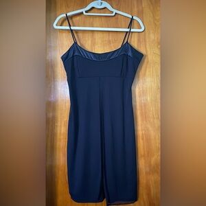 Elegant Black Spaghetti Strap Dress